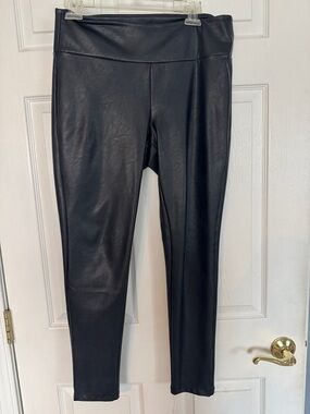 Altar'd State Black Faux Leather Leggings - M